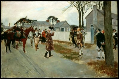 The Meeting of Greene and Gates at Charlotte, N.C., fra 