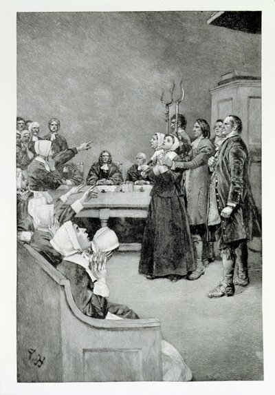 The Trial of a Witch, illustrasjon fra 