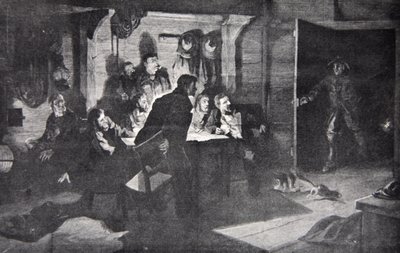 'Wreck in the Offing!', en illustrasjon fra Harper's Weekly, 1878 av Howard Pyle