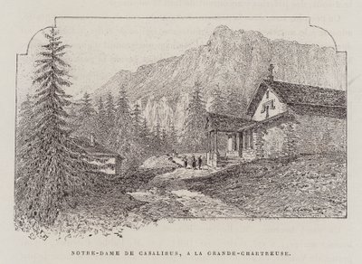 Notre-Dame De Casalibus, A La Grande-Chartreuse (gravering) av Hubert Clerget