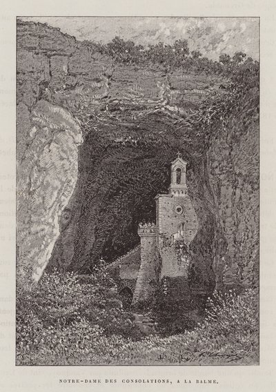 Vår Frue av trøst, på La Balme (gravering) av Hubert Clerget