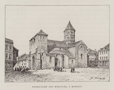 Vår Frue av Mirakler, en Mauriac (gravering) av Hubert Clerget