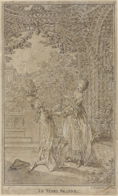 Sylfmannen av Hubert Francois Gravelot