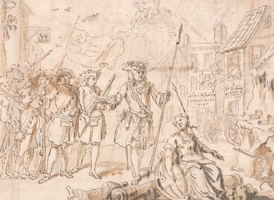 Port Mahon av Hubert Francois Gravelot