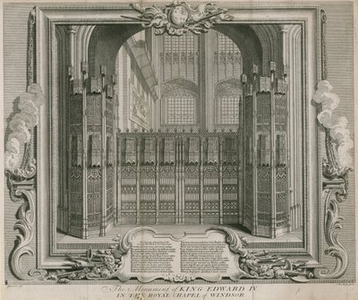 Monumentet til kong Edward IV av Hubert Francois Gravelot