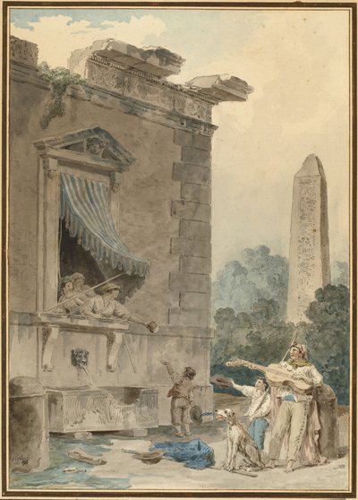Veldedige damer av Hubert Robert