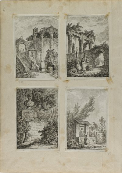 Kvelder i Roma av Hubert Robert