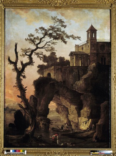 Fantasylandskap av Hubert Robert
