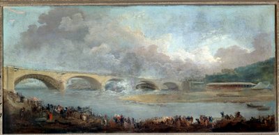 Bestemmelsen av Neuilly-broen 22.09.1772 Maleri av Hubert Robert (1733-1808) 1772 Søn. 1,13x1,95m Paris, Carnavalet-museet av Hubert Robert