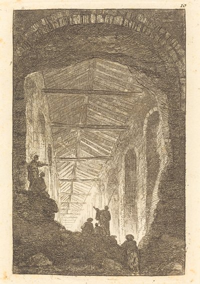 Det gamle galleriet av Hubert Robert