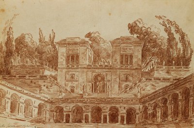 Villa Farnese, Roma, av Hubert Robert