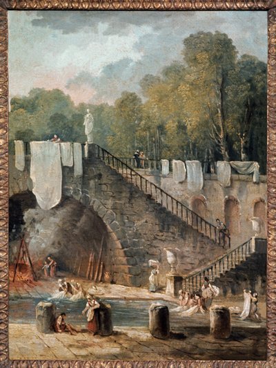 Vasken. 1700-tallet (olje på lerret) av Hubert Robert