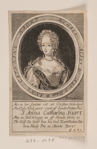 Anna Catharina Hjort av Hubert Schaten