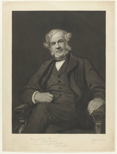 Portrett av James Staats Forbes av Hubert von Herkomer (signed by artist)