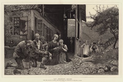 Ved dødens dør av Hubert von Herkomer