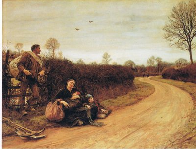 Harde tider av Hubert von Herkomer