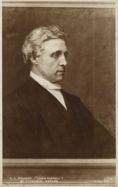 Lewis Carroll (1832-1898), engelsk forfatter av Hubert von Herkomer