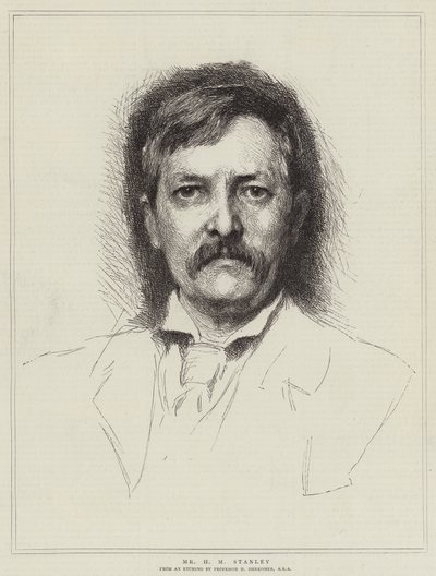 Mr H M Stanley av Hubert von Herkomer
