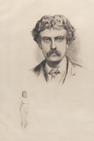Portrett av Cecil Lawson, 1882. av Hubert von Herkomer