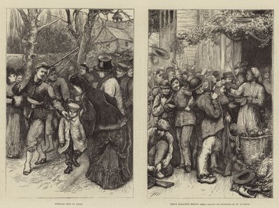 Scener i Frankrike av Hubert von Herkomer