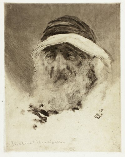 Studie av et arabisk hode av Hubert von Herkomer