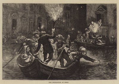 Oversvømmelsen ved Roma av Hubert von Herkomer
