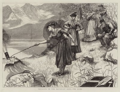 Turister i de bayerske Alpene, Echo av Hubert von Herkomer