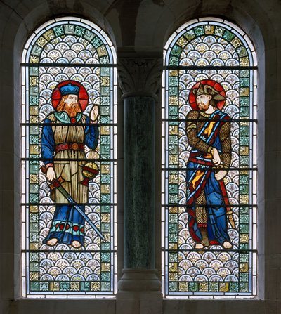Hoarwithy, St Catherine, Belham & Co, Hugh Arthur Kennedy, Joshua & Ezekiel, ca. 1885 av Hugh Arthur Kennedy