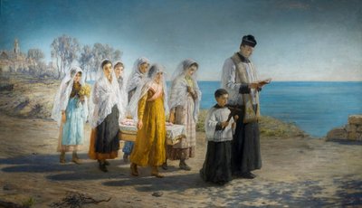 Begravelsen til en liten jente på rivieraen av Hugh Cameron