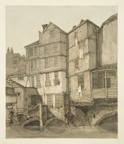 The Frome, ser oppstrøms mot Christmas Bridge, 1823 av Hugh ONeill