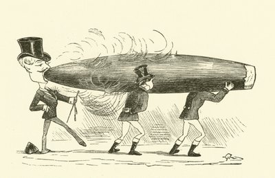 Sigarrøyking (gravering) av Hugh Rowley