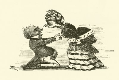 Henpecked ektemann (gravering) av Hugh Rowley