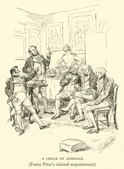 A Circle of Admirals, Fanny Prices påståtte bekjente (gravering) av Hugh Thomson