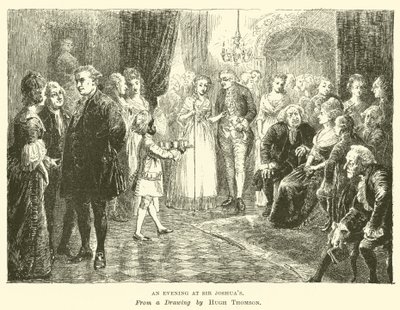 En kveld hos Sir Joshuas av Hugh Thomson