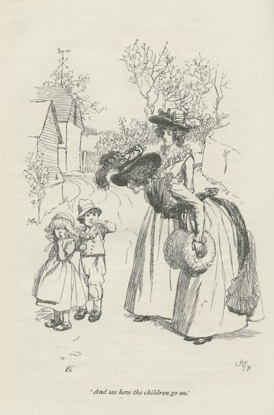 Og se hvordan barna går videre, 1896 av Hugh Thomson