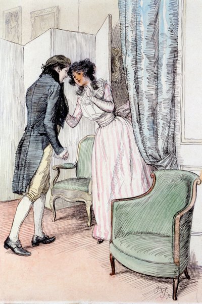 Drawing Him a Little Aside, illustrasjon fra 