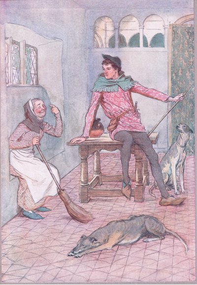 Har ikke din tilbedelse et behov over øyet ditt?, illustrasjon fra The Merry Wives of Windsor, 1910 av Hugh Thomson