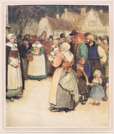 Hester ved foten av stillaset av Hugh Thomson
