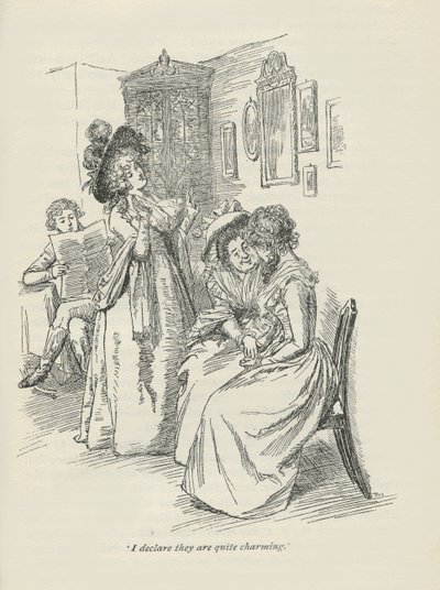 Jeg erklærer at de er ganske sjarmerende, 1896 av Hugh Thomson