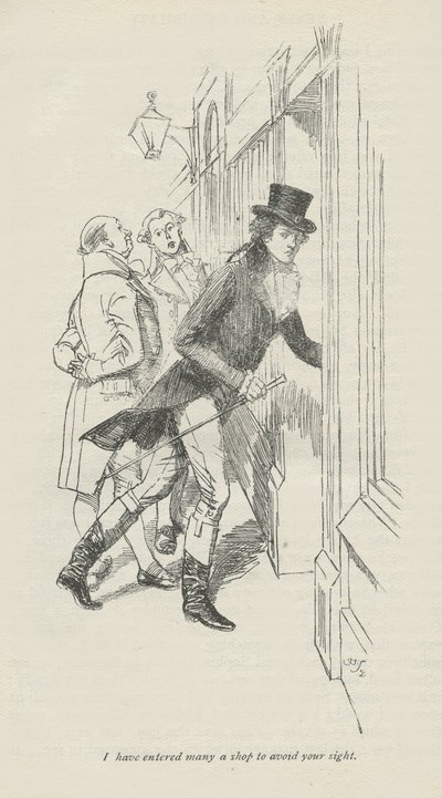 Jeg har gått inn i mange butikker for å unngå synet ditt, 1896 av Hugh Thomson
