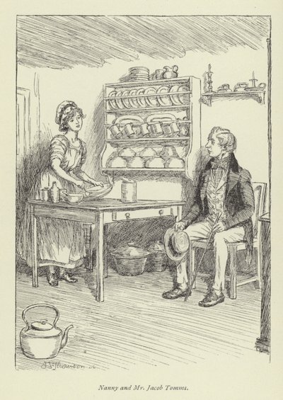 Illustrasjon for Amos Barton av George Eliot av Hugh Thomson