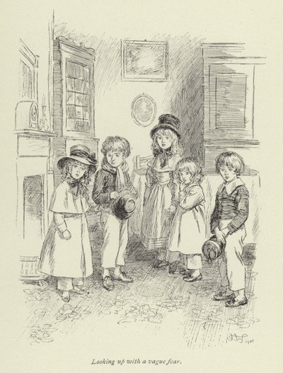 Illustrasjon for Amos Barton av George Eliot av Hugh Thomson