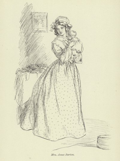 Illustrasjon for Amos Barton av George Eliot av Hugh Thomson