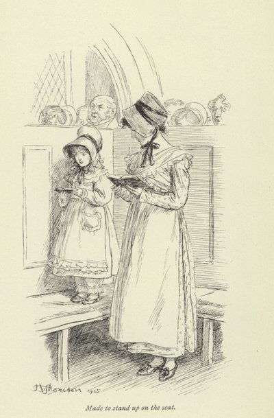 Illustrasjon for Amos Barton av George Eliot av Hugh Thomson