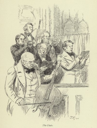 Illustrasjon for Amos Barton av George Eliot av Hugh Thomson