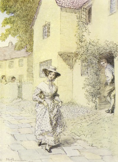 Illustrasjon for Amos Barton av George Eliot av Hugh Thomson