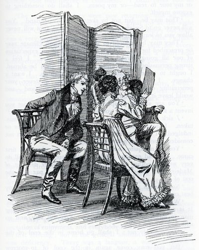 Illustrasjon for "Emma" av Jane Austen. Av Hugh Thomson (illustrasjon) av Hugh Thomson
