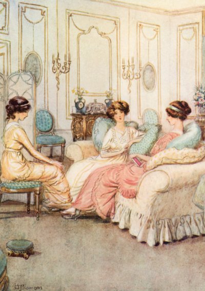 Illustrasjon for J M Barrie The Admirable Crichton av Hugh Thomson