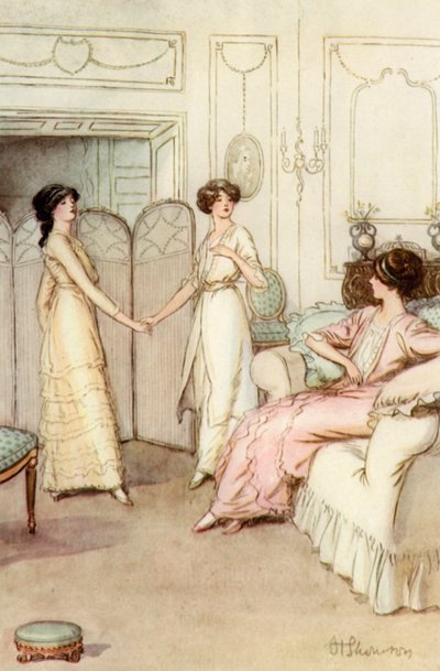 Illustrasjon for J M Barrie The Admirable Crichton av Hugh Thomson