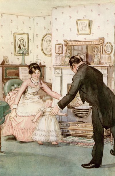 Illustrasjon for J M Barrie The Admirable Crichton av Hugh Thomson